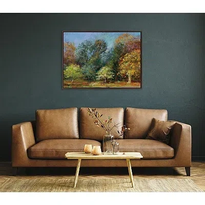 Kirkland's Autumn Forest Day Framed Canvas Art Print In Multi