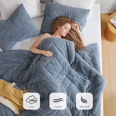 Kirkland's Twin Comforter Set In Blue