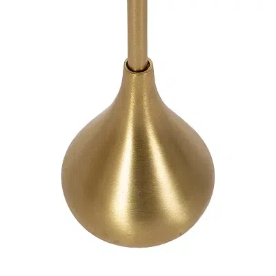 Kirkland's Metal Teardrop Accent Table In Gold