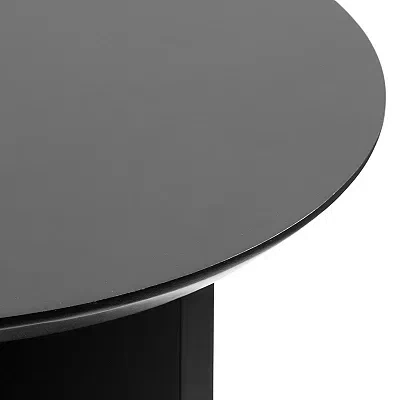 Kirkland's Kate And Laurel Black Mango Wood Accent Table In Black