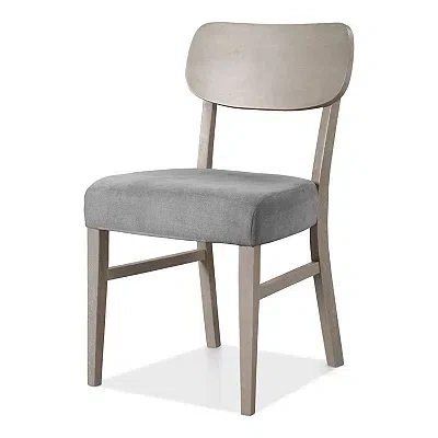 Kirkland's Upholstered Porter Dining Chairs In Gray