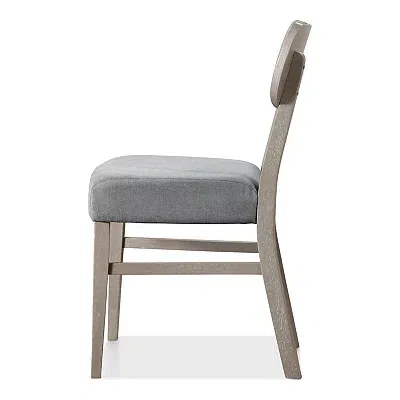 Kirkland's Upholstered Porter Dining Chairs In Gray