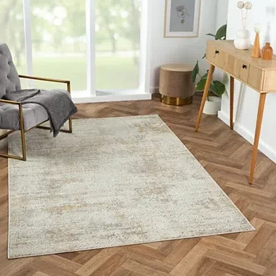 Kirkland's Brisbane Beige Faded Damask Area Rug