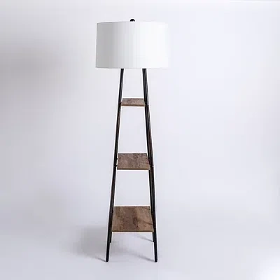 Kirkland's Modern 3-tier Shelf Floor Lamp In Multi
