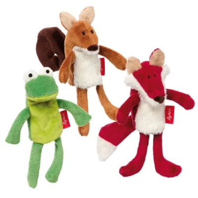 Sigikid Finger Puppet Set Forest In Brown