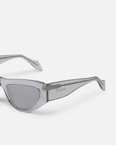 Pinko Occhiali Da Sole Cat-eye Lenti A Specchio In Gray