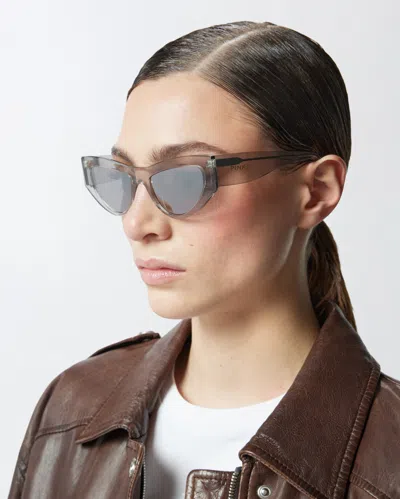 Pinko Occhiali Da Sole Cat-eye Lenti A Specchio In Gray