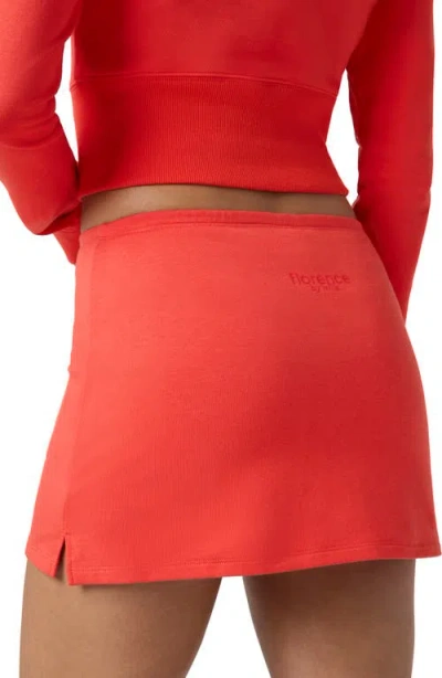 Florence By Mills Knit Miniskirt In Red