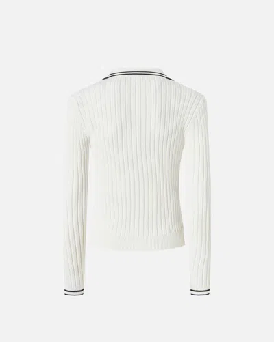 Pinko Maglia Stile Polo In White