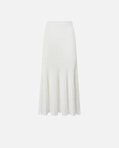 Pinko Gonna Midi Plissettata In White