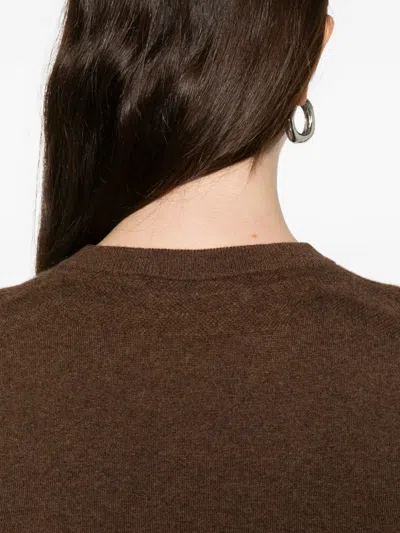 Arch4 Alessandra Knit Top In Brown