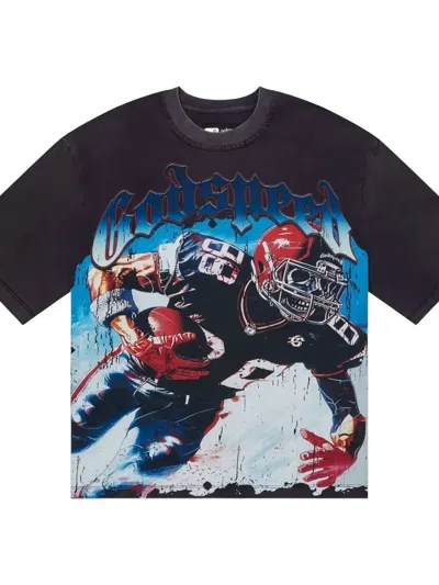 Godspeed Endzone T-shirt In Blue