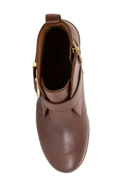 Trotters Wendi Platform Wedge Bootie In Brown