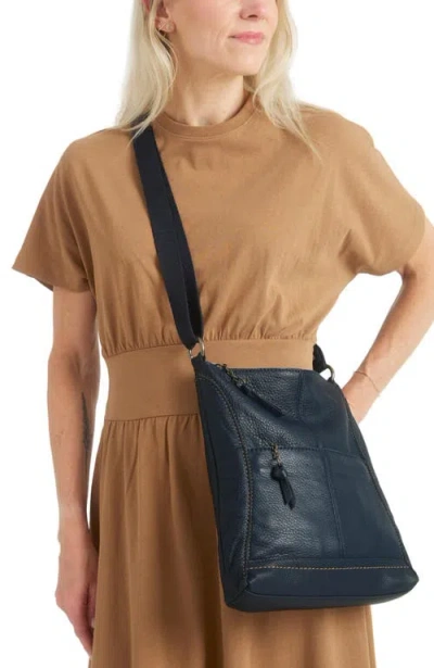 The Sak Lucia Crossbody Leather Bag In Yellow