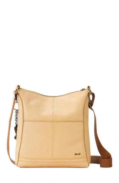 The Sak Lucia Crossbody Leather Bag In Yellow