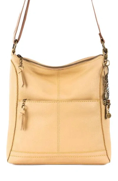 The Sak Lucia Crossbody Leather Bag In Yellow