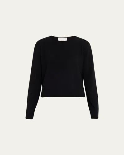 Lisa Yang The Ida Cashmere Crewneck Sweater In Black