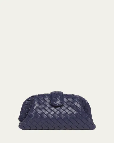 Bottega Veneta Teen Lauren 1980 Bag With Chain In Blue