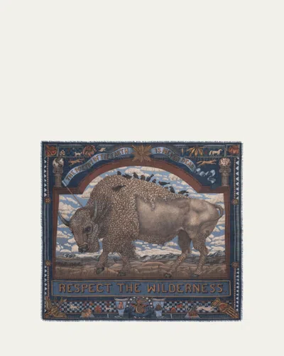 Sabina Savage Secrets Of The Bison Cashmere Scarf