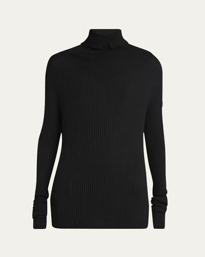 Moncler Genius X Ee72 By Edward Enninful Wool Turtleneck Sweater In Black