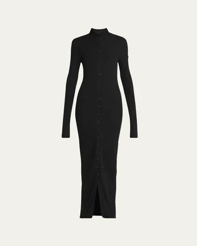 Moncler Genius X Ee72 By Edward Enninful Midi Dress In Black
