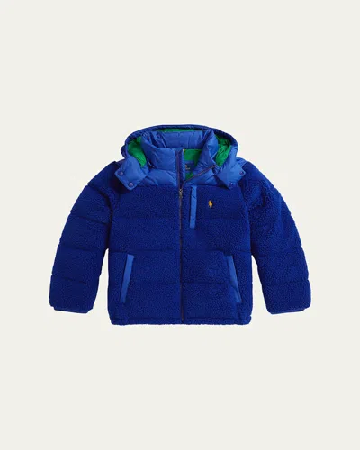 Ralph Lauren Boy's Hybrid Hooded Down Jacket