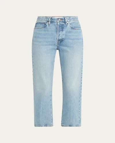 Frame The Vertical Crop Jeans In Blue