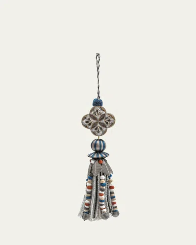 Mackenzie-childs Cobblestone Beaded Tassel In Multi