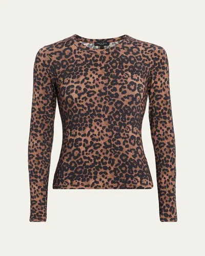 Rag & Bone Luca Long-sleeve Leopard Tee