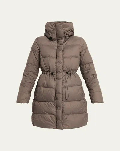 Canada Goose Montgomery Down Hooded Puffer Coat In Gray