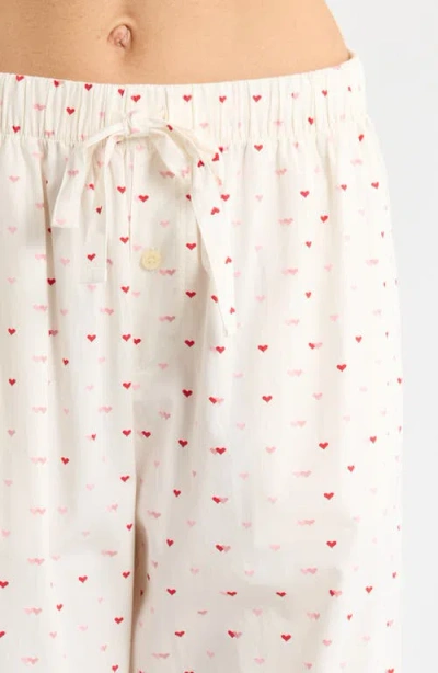 Nordstrom Classic Cotton Pajamas In White