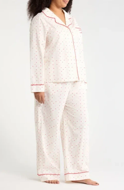 Nordstrom Classic Cotton Pajamas In White