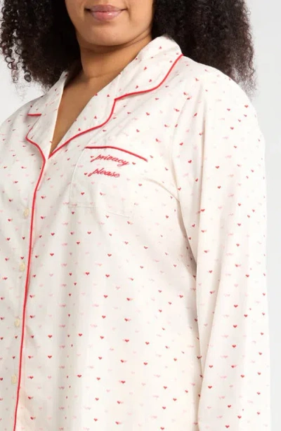 Nordstrom Classic Cotton Pajamas In White