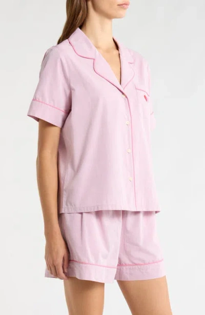 Nordstrom Classic Short Cotton Pajamas In Pink