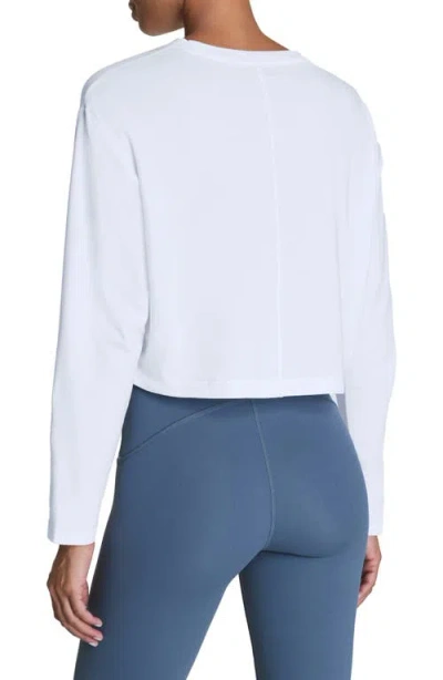 Spanx ® Outpace Crop Long Sleeve Top In White