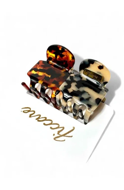 Ficcare Assorted 2-pack Rita Claw Clips