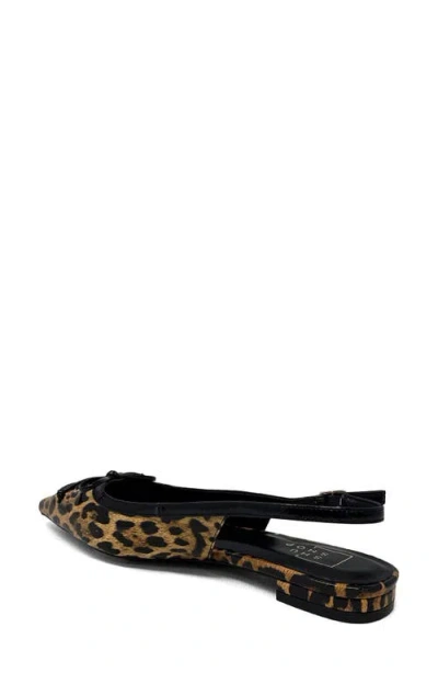 Shushop Amy Slingback Flat In Multi