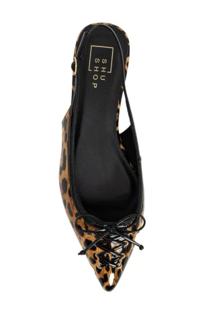Shushop Amy Slingback Flat In Multi