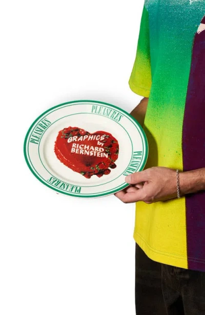 Pleasures Ceramic Cake Plate In Green