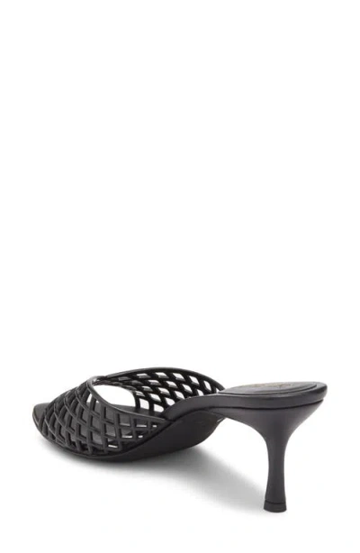 Jeffrey Campbell Seablue Jelly Slide Sandal In Black
