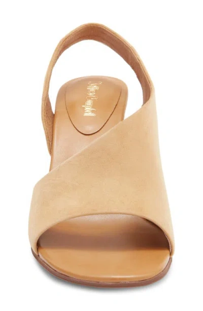 Jeffrey Campbell Pastiche Half D'orsay Sandal In Brown