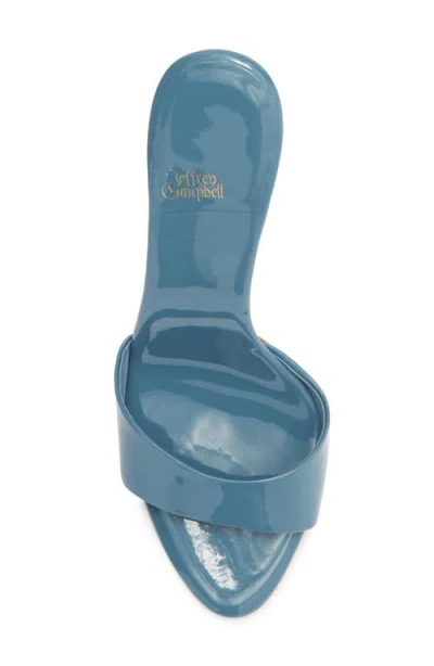 Jeffrey Campbell Ce-soire Slide Sandal In Blue
