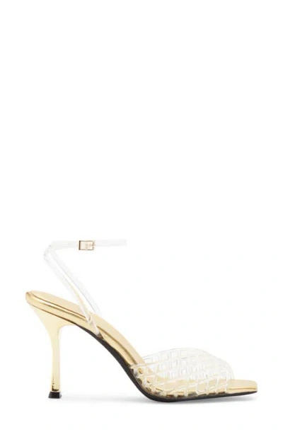 Jeffrey Campbell Lattix Ankle Strap Jelly Sandal In Multi