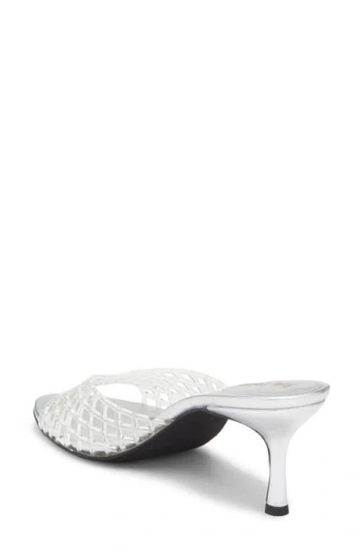 Jeffrey Campbell Seablue Jelly Slide Sandal In White
