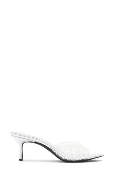 Jeffrey Campbell Seablue Jelly Slide Sandal In White