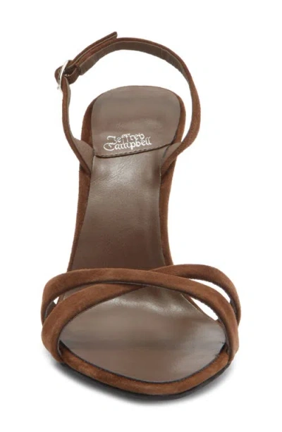 Jeffrey Campbell Marielle Slingback Sandal In Brown