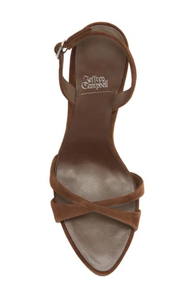 Jeffrey Campbell Marielle Slingback Sandal In Brown