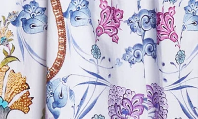 Camilla All About That Lace Organic Cotton Midi Dress In Blue