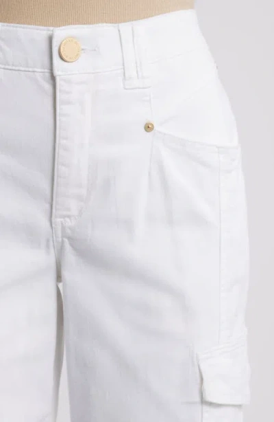 Wit & Wisdom 'ab'solution Skyrise Wide Leg Cargo Pants In White
