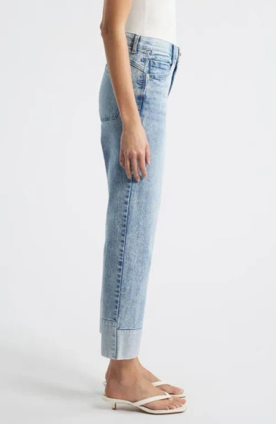 Wit & Wisdom Round Up High Waist Ankle Boyfriend Jeans In Blue